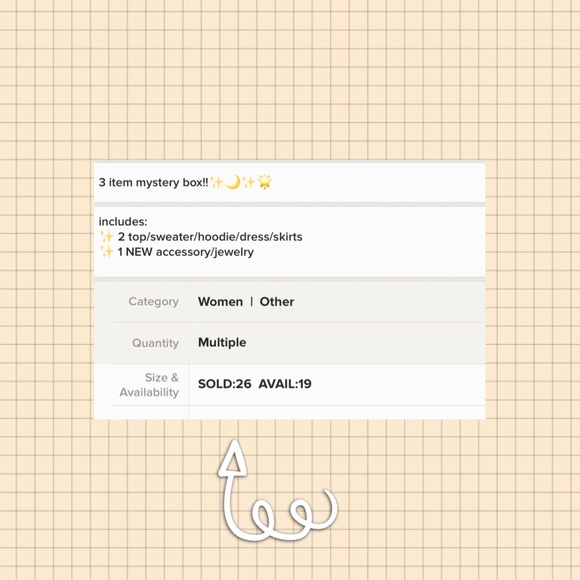 3 item mystery box!!✨🌙🤎 - Picture 3 of 13